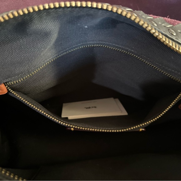 🔥Coach Dreamer Tote 34🔥 With Tattoo x Chelsea Champlain Plum with Moth 🖤 - Picture 6 of 8